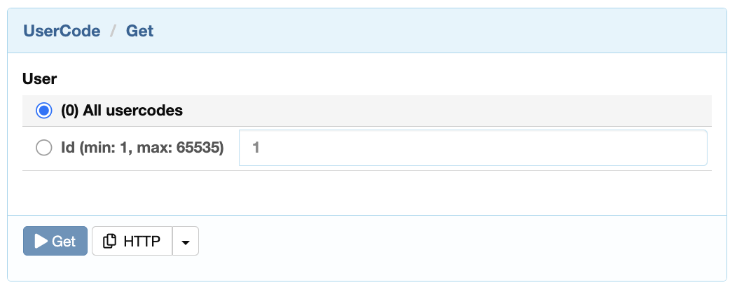 UserCode / Get