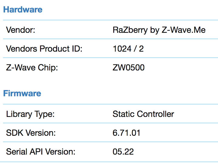 Hardware &amp; Firmware