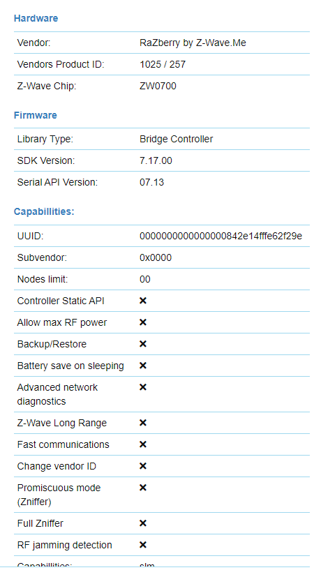 Capabilities of the device looks all wrong.. :(