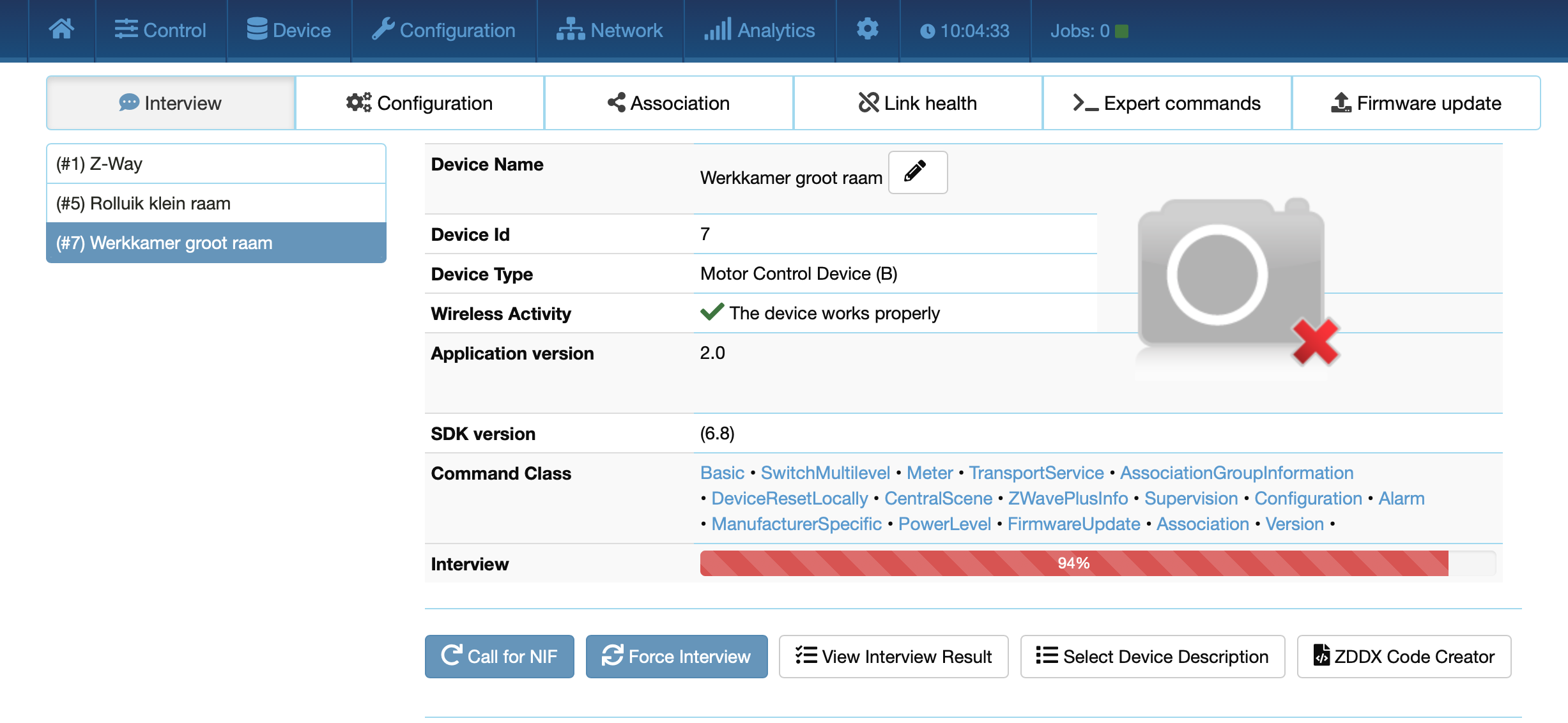 Expert device interview