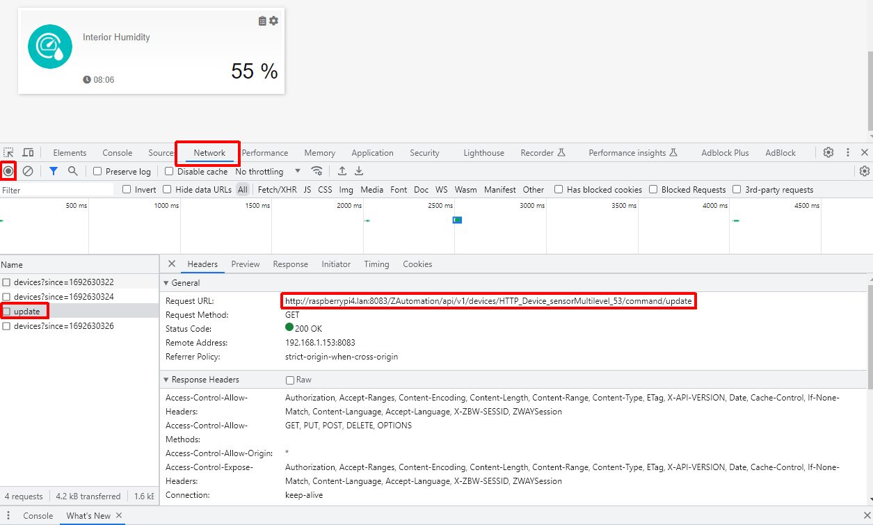 Z-Way browser developer tools.jpg